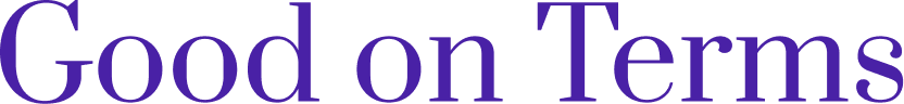 Bold purple font display